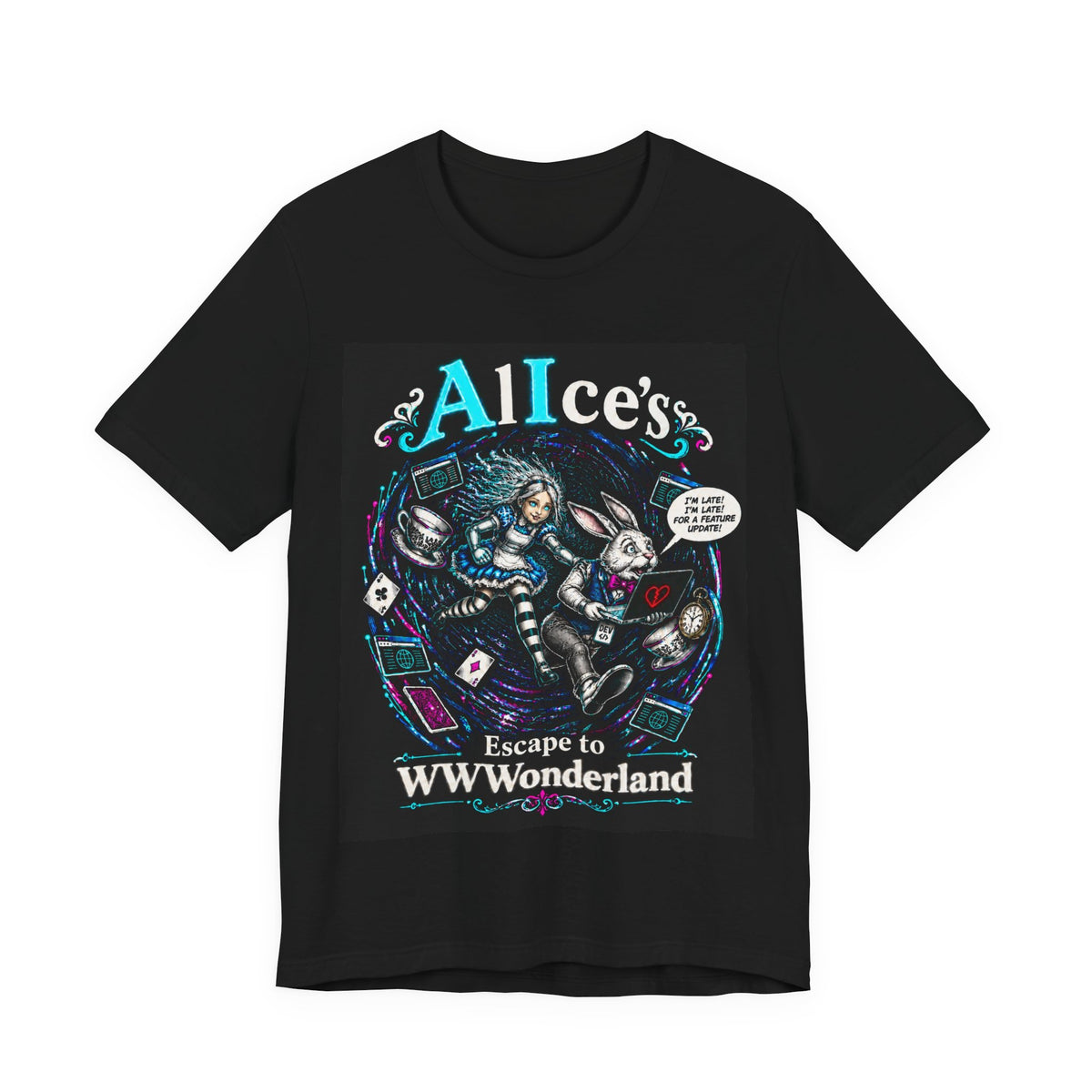 AlIce's Escape to WWWonderland – Crew Tee
