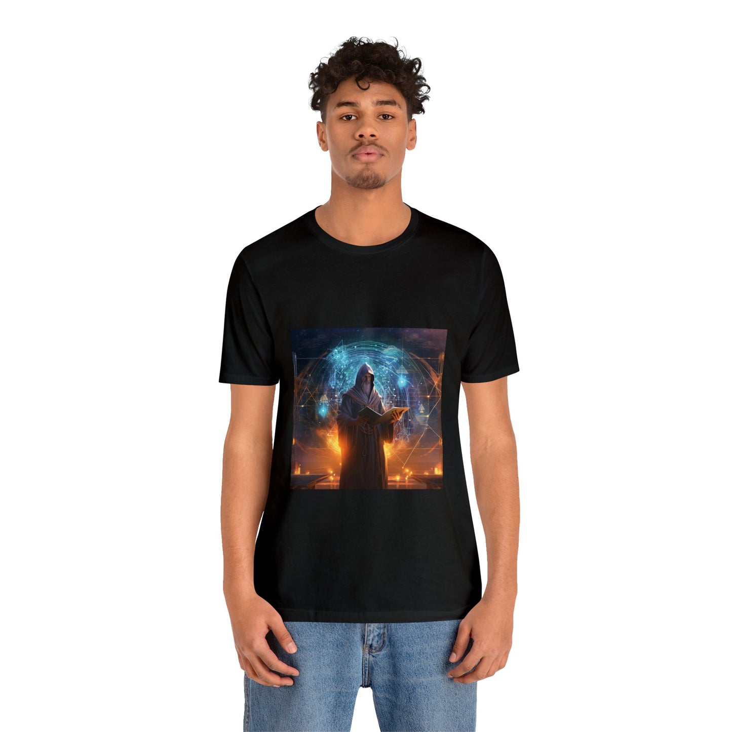 Science Meets Art: The Celestial Mural - V-Neck Tee