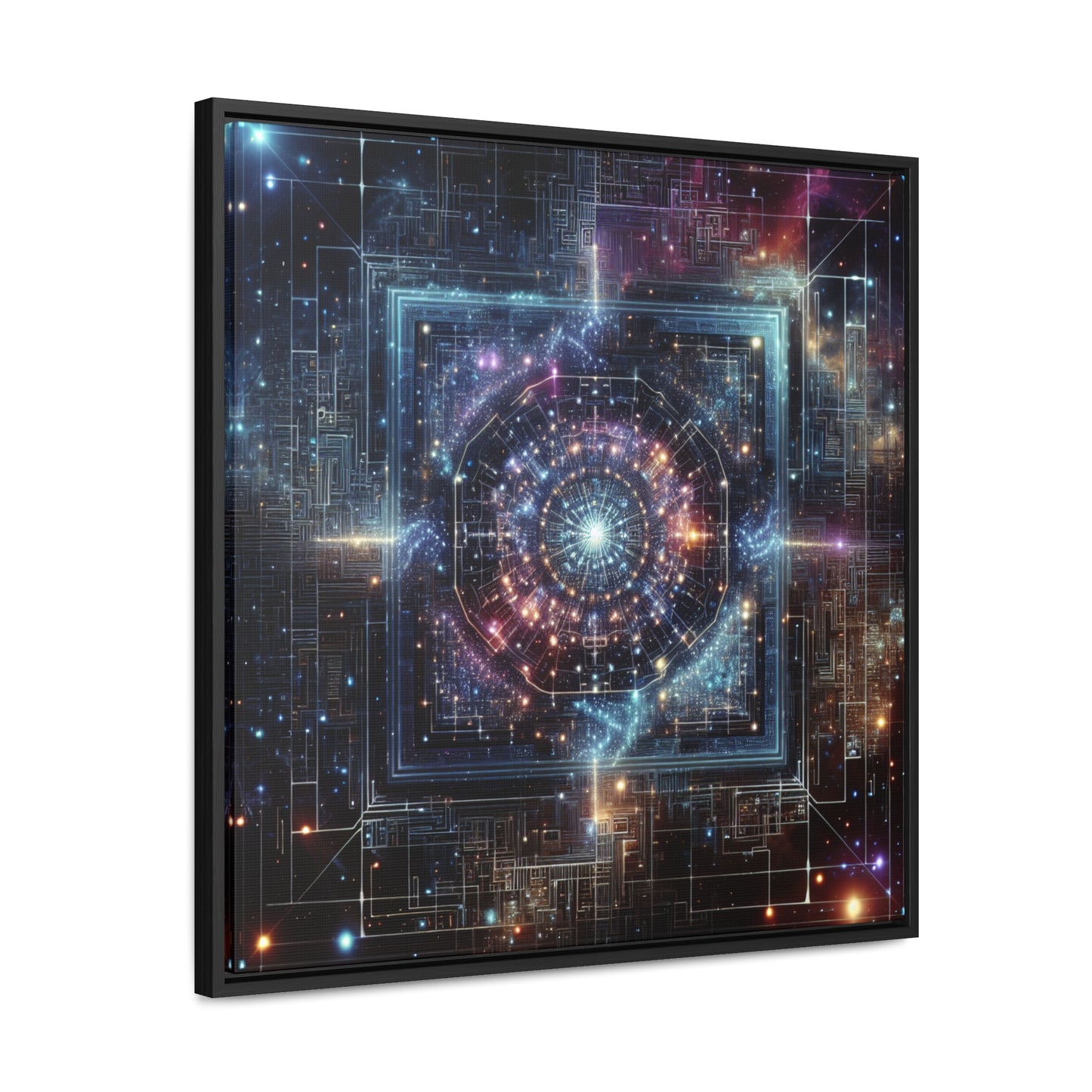 Tranquil Cosmos: A Melding of Art and Astronomy - Canvas