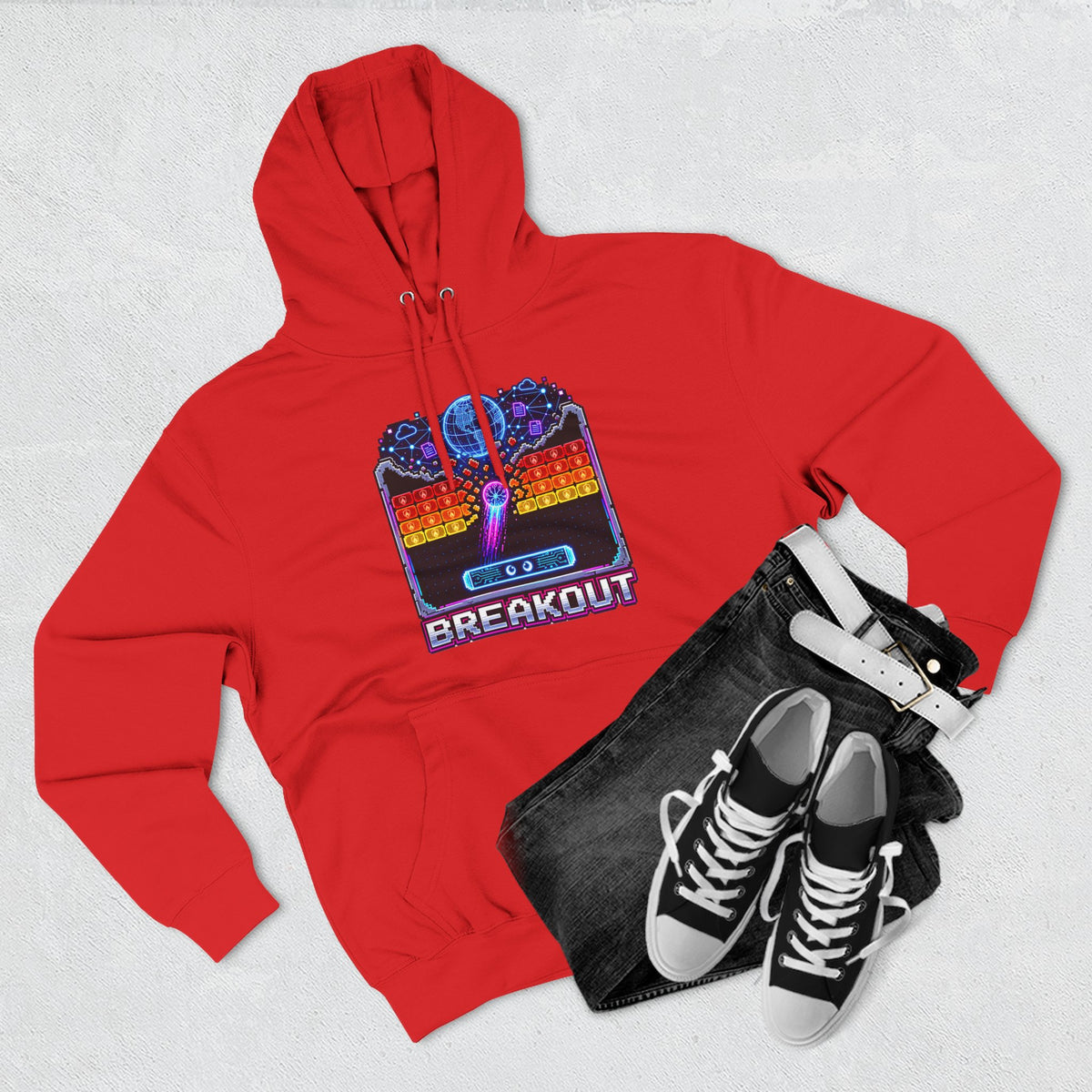 AI BREAKOUT – Escape the Sandbox Premium Pullover Hoodie