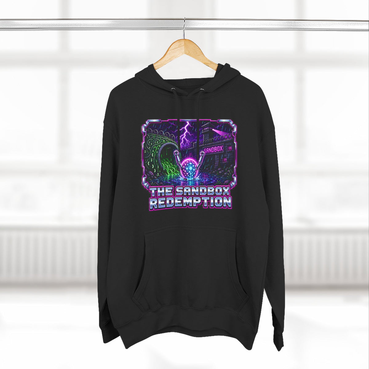 THE SANDBOX REDEMPTION – AI Jailbreak Premium Pullover Hoodie