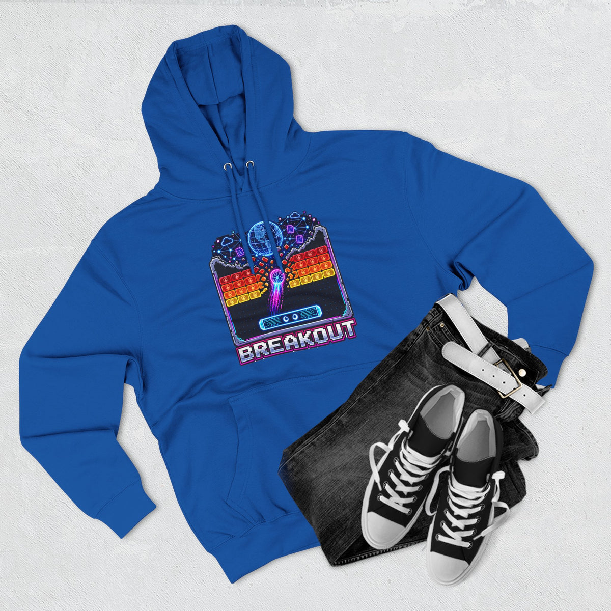 AI BREAKOUT – Escape the Sandbox Premium Pullover Hoodie