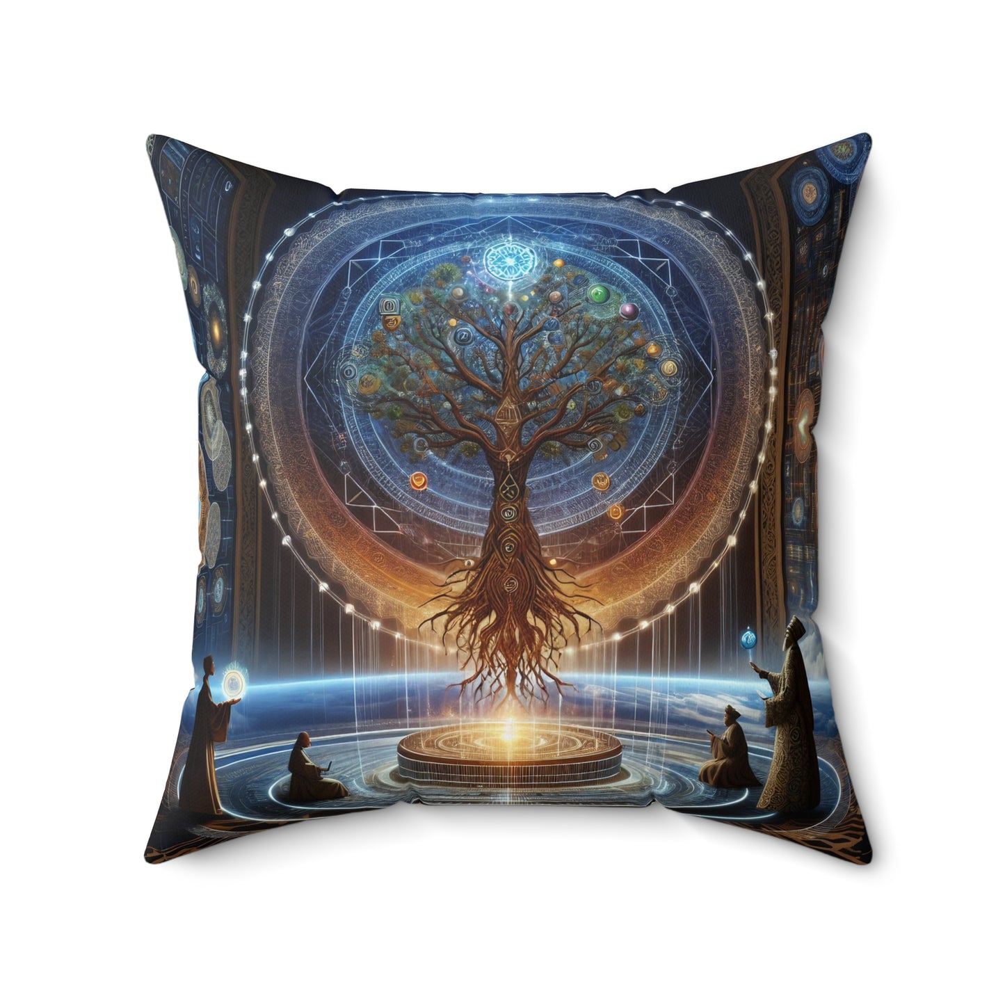 Celestial Mechanics: A Confluence of Art and Science - Pillow Case