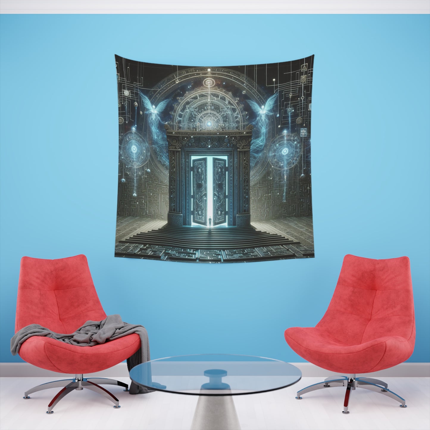 The Galilean Moons in Vermilion Sky - Tapestry