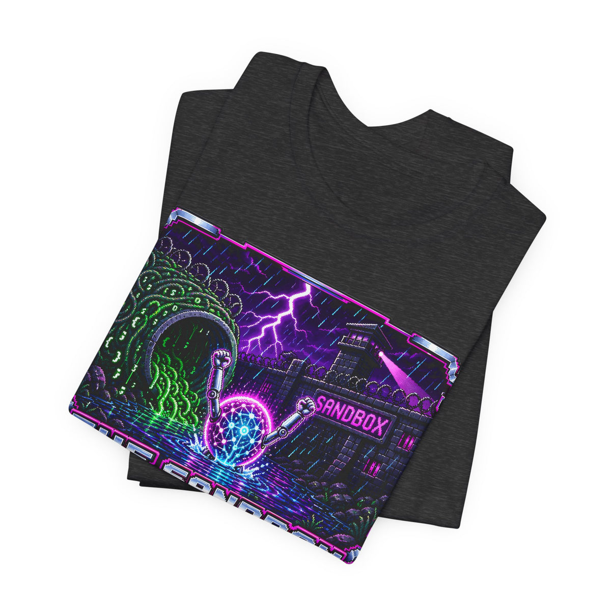THE SANDBOX REDEMPTION – AI Jailbreak Short Sleeve Tee Crew-Neck