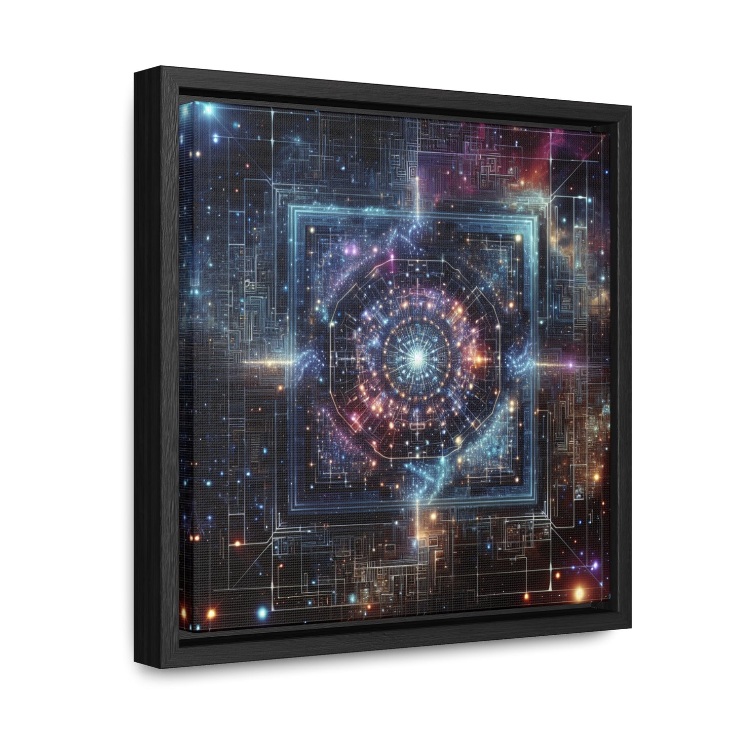 Tranquil Cosmos: A Melding of Art and Astronomy - Canvas