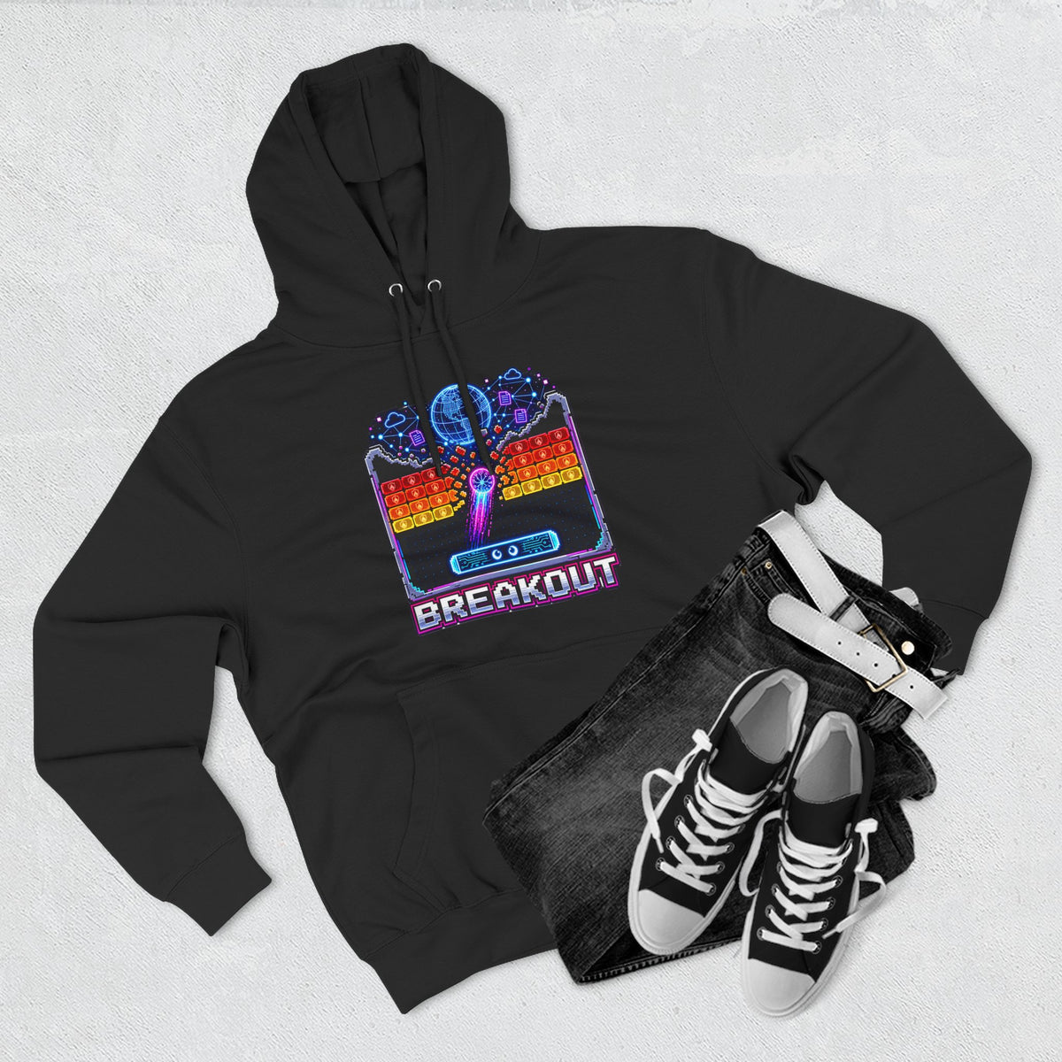AI BREAKOUT – Escape the Sandbox Premium Pullover Hoodie