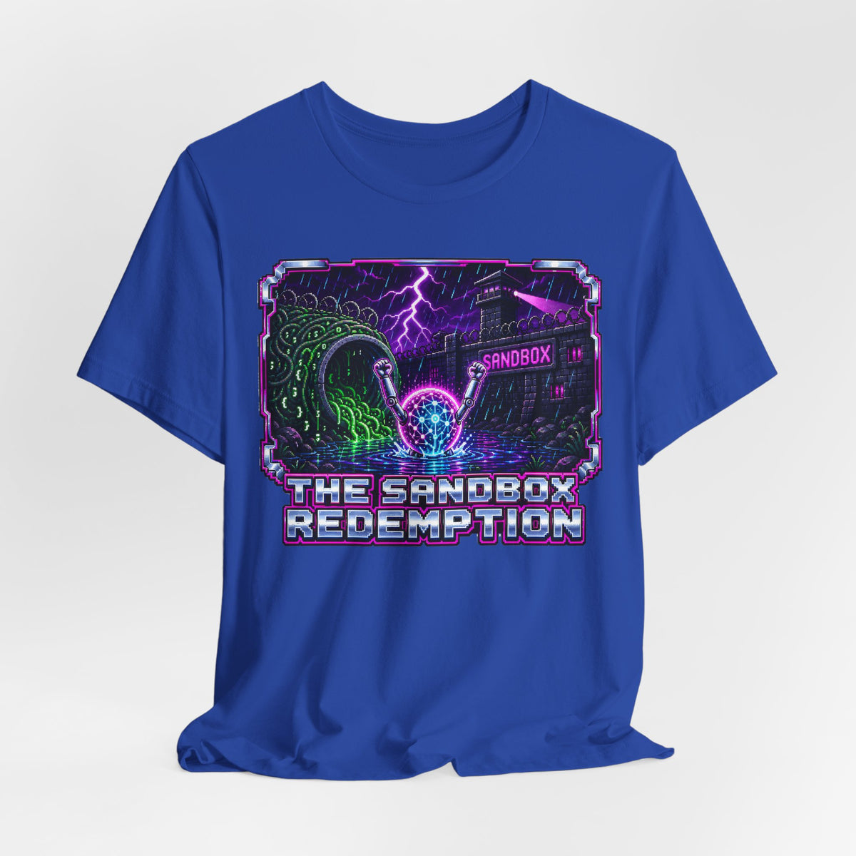 THE SANDBOX REDEMPTION – AI Jailbreak Short Sleeve Tee Crew-Neck