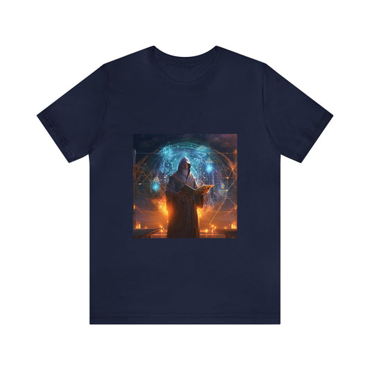 Science Meets Art: The Celestial Mural - V-Neck Tee