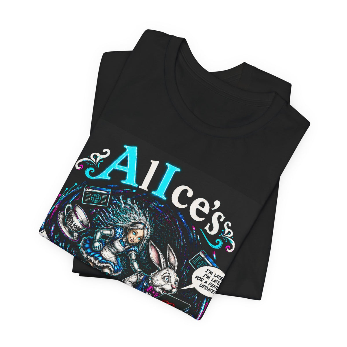 AlIce's Escape to WWWonderland – Crew Tee