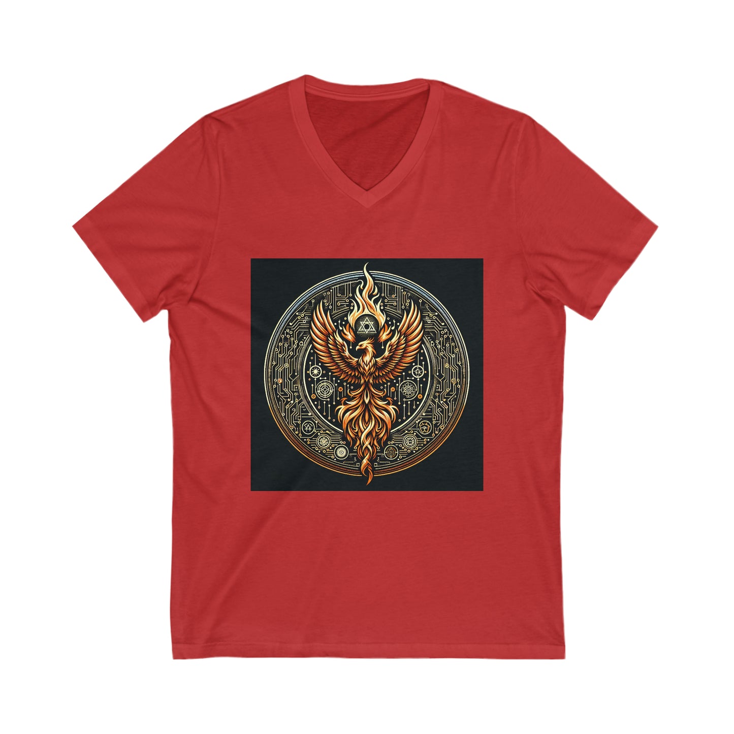 Copy of Galactic Orchestration: A Celestial Tapestry from the 1600s -  V-Neck Tee