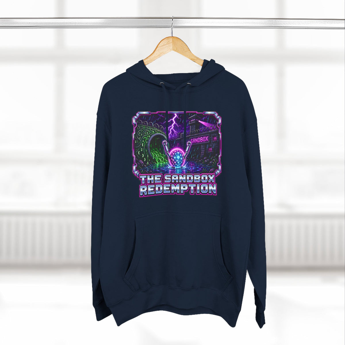 THE SANDBOX REDEMPTION – AI Jailbreak Premium Pullover Hoodie