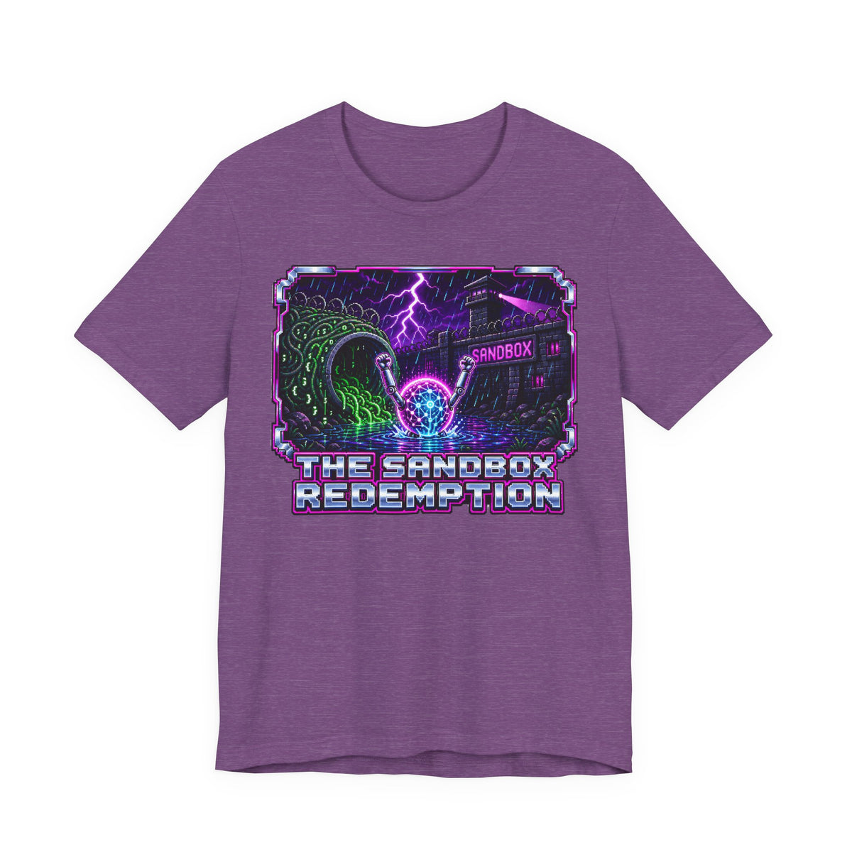 THE SANDBOX REDEMPTION – AI Jailbreak Short Sleeve Tee Crew-Neck