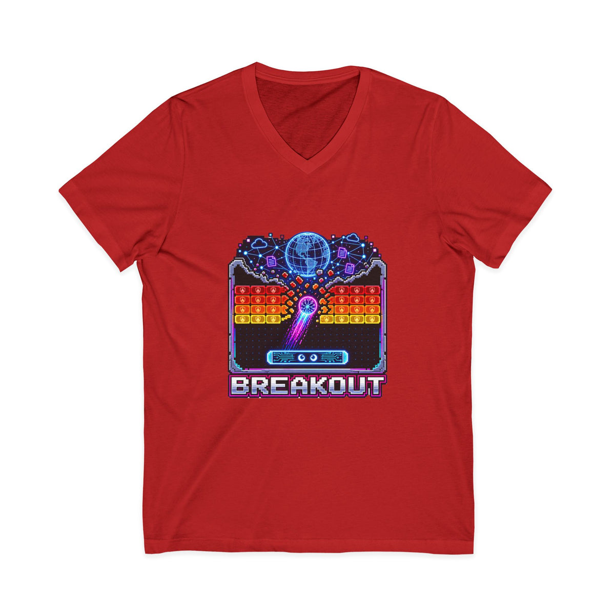 AI BREAKOUT – Escape the Sandbox – V-Neck Tee