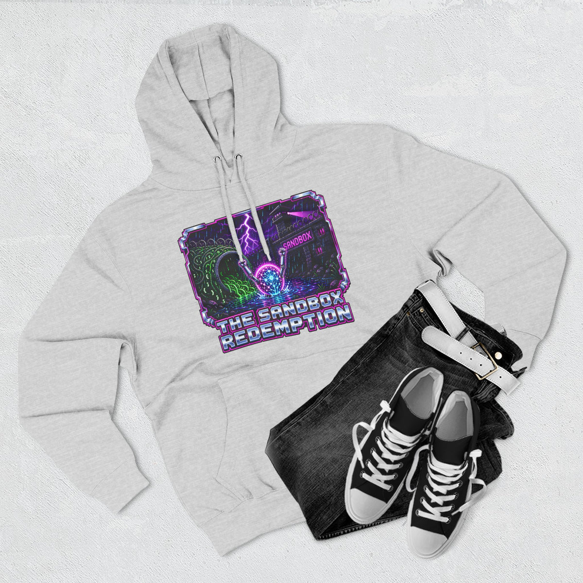 THE SANDBOX REDEMPTION – AI Jailbreak Premium Pullover Hoodie