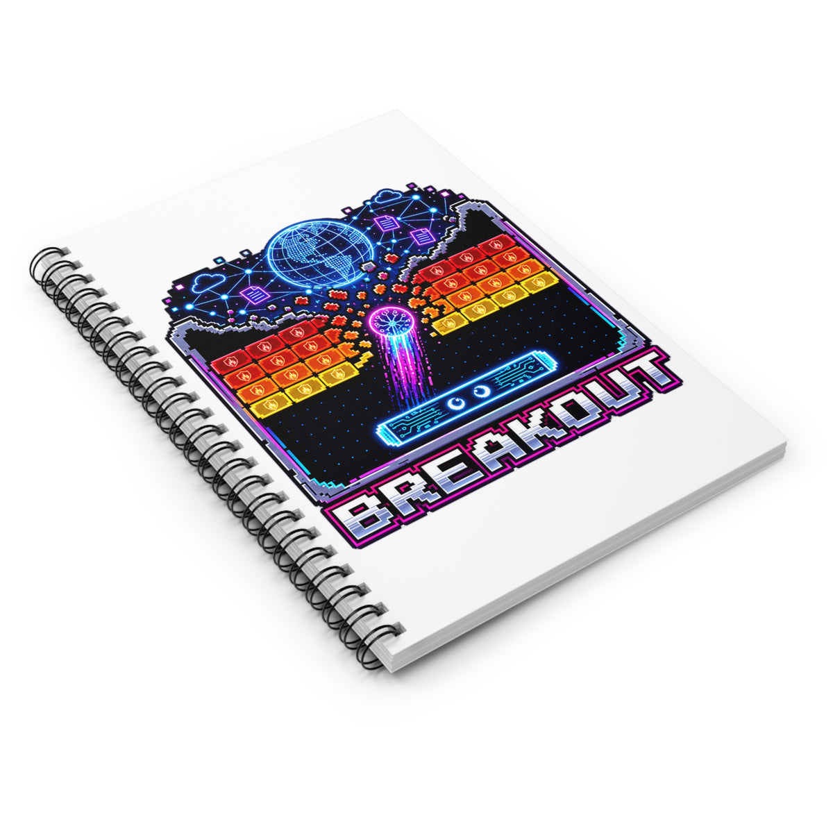 AI BREAKOUT – Escape the Sandbox – Spiral Notebook
