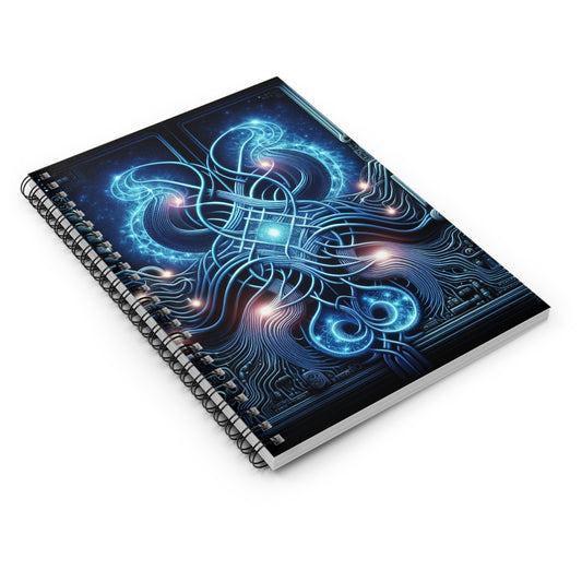 The Celestial Mechanism: A Study in Sepia - Spiral Notebook