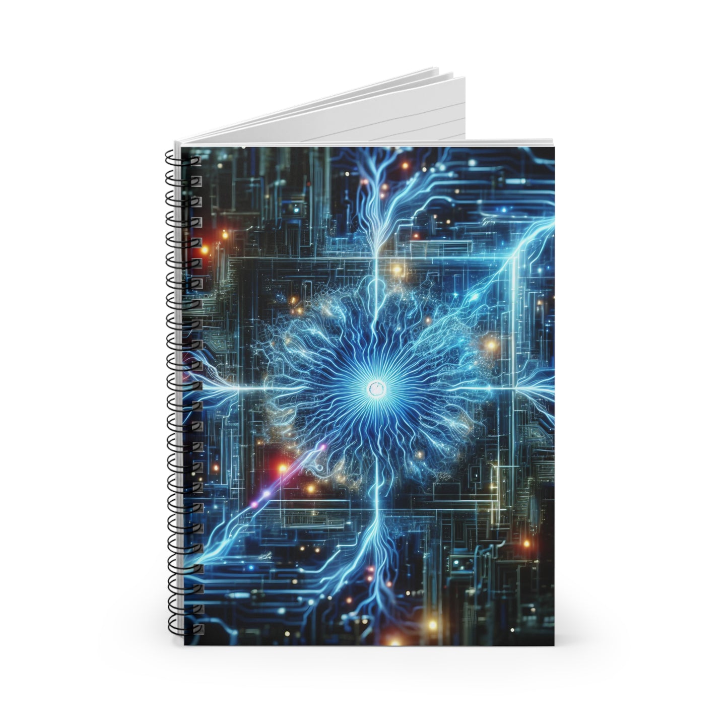 The Astral Menagerie: An Allegory of Knowledge and Discovery - Spiral Notebook