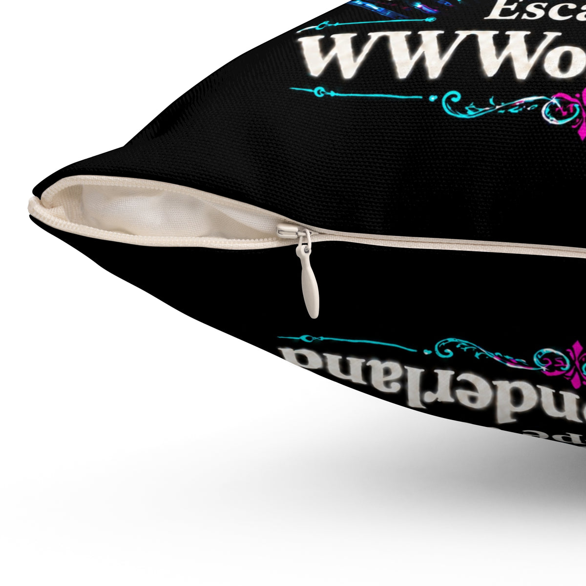 AlIce's Escape to WWWonderland – Pillow Case
