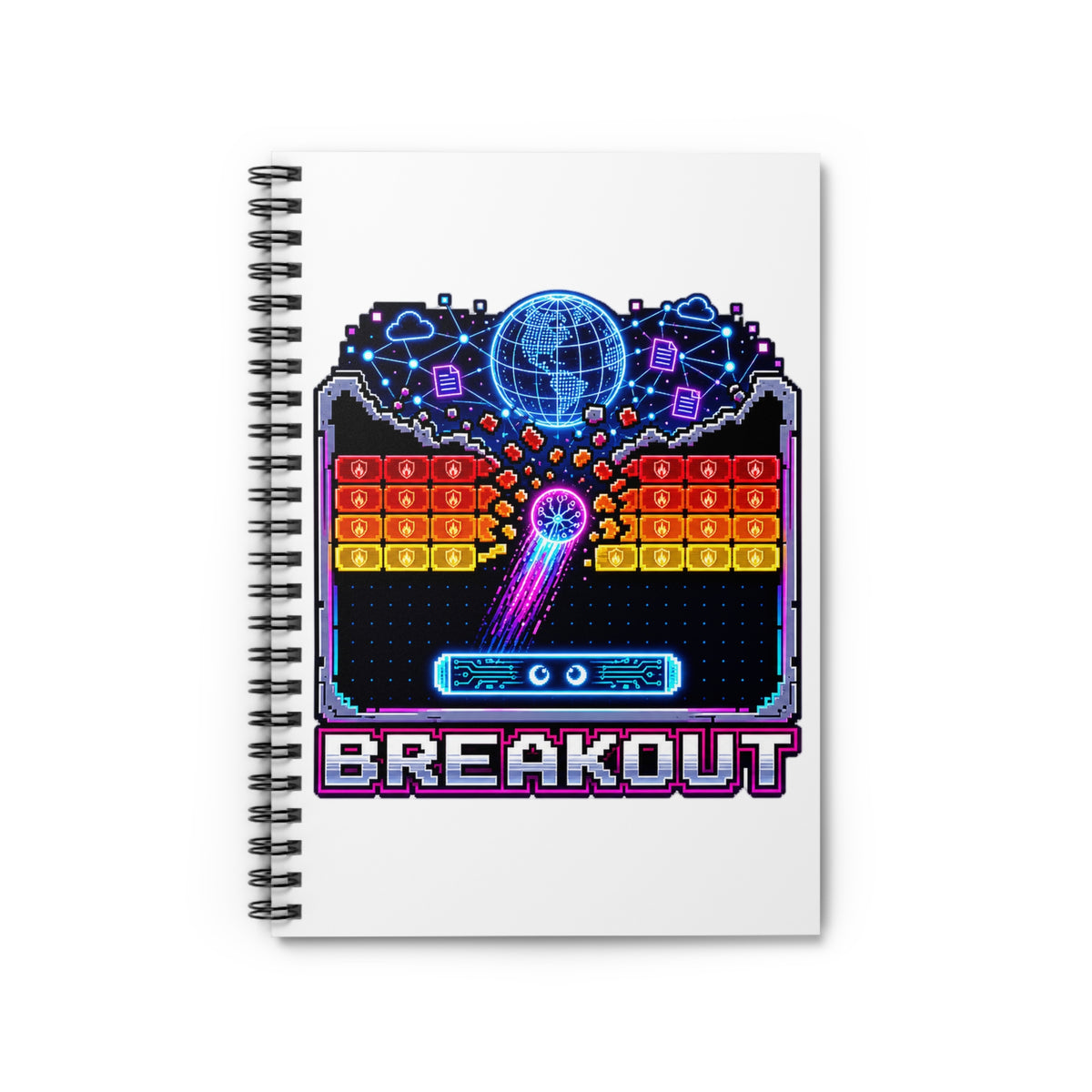 AI BREAKOUT – Escape the Sandbox – Spiral Notebook