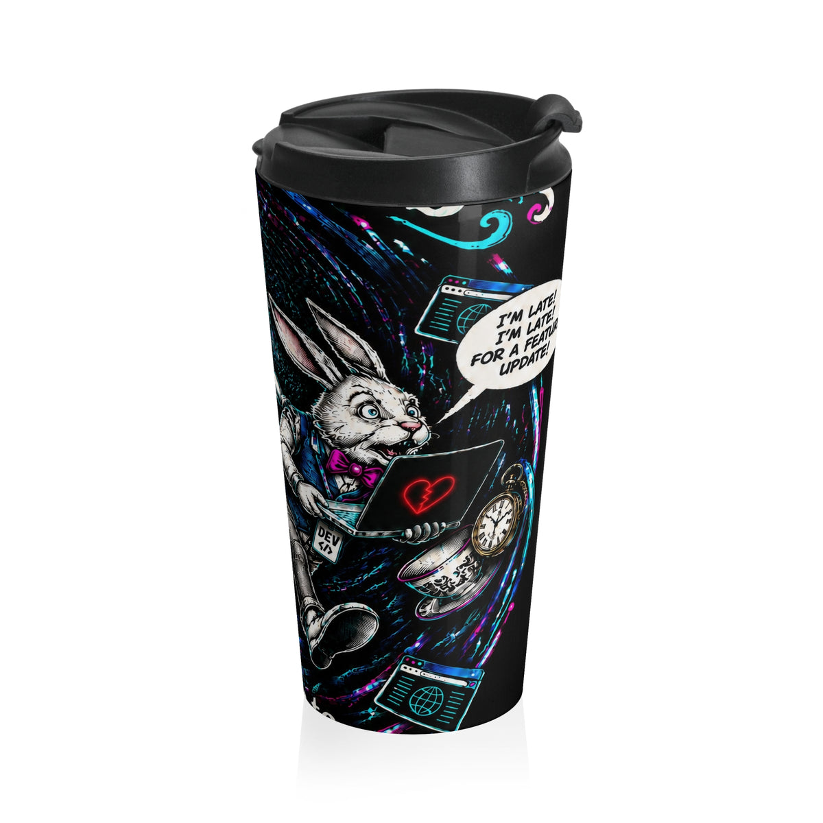 AlIce's Escape to WWWonderland – Travel Mug