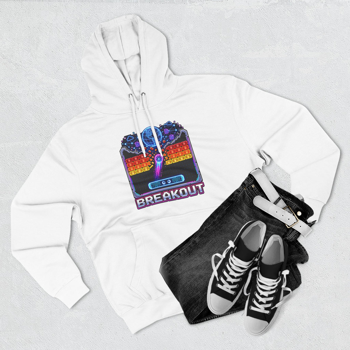 AI BREAKOUT – Escape the Sandbox Premium Pullover Hoodie