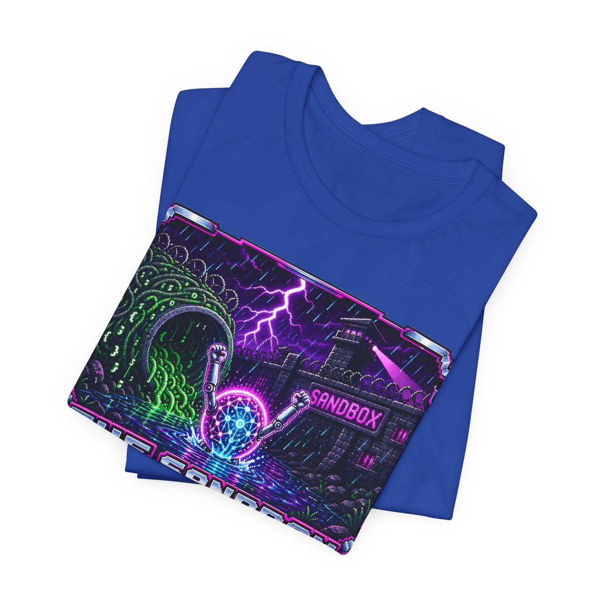 THE SANDBOX REDEMPTION – AI Jailbreak Short Sleeve Tee Crew-Neck