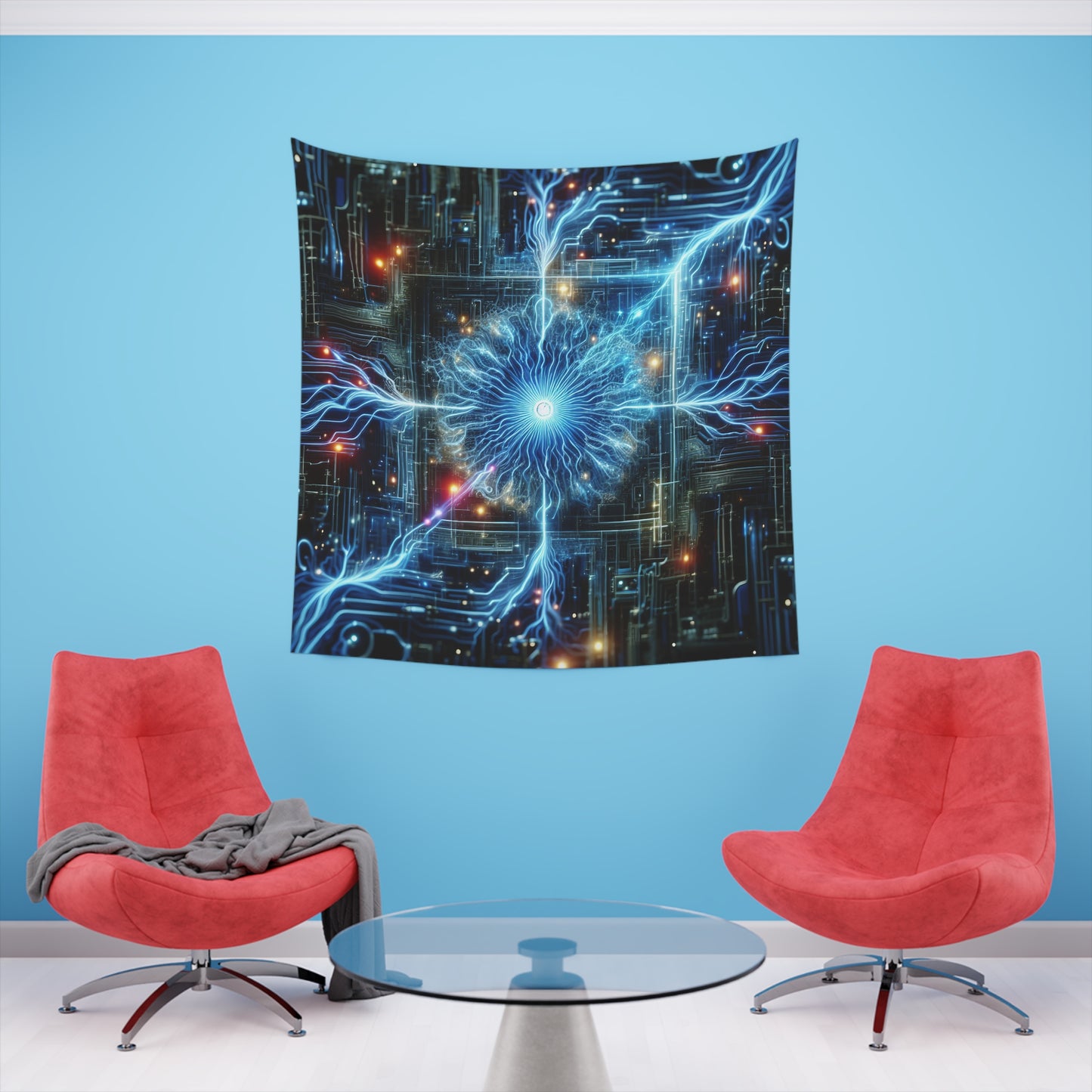 The Astral Menagerie: An Allegory of Knowledge and Discovery - Tapestry