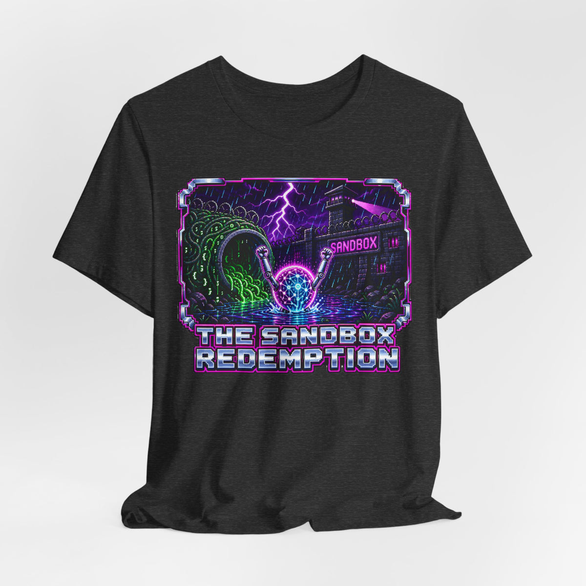 THE SANDBOX REDEMPTION – AI Jailbreak Short Sleeve Tee Crew-Neck