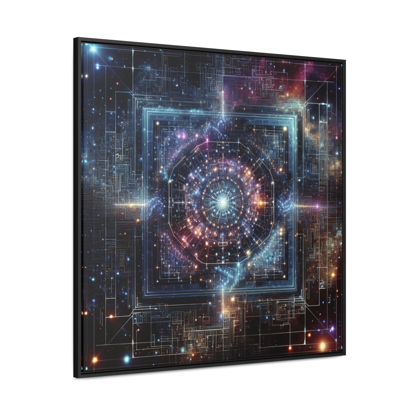 Tranquil Cosmos: A Melding of Art and Astronomy - Canvas