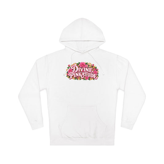 Hoodie — Divine Pinkatude Floral Logo Pullover