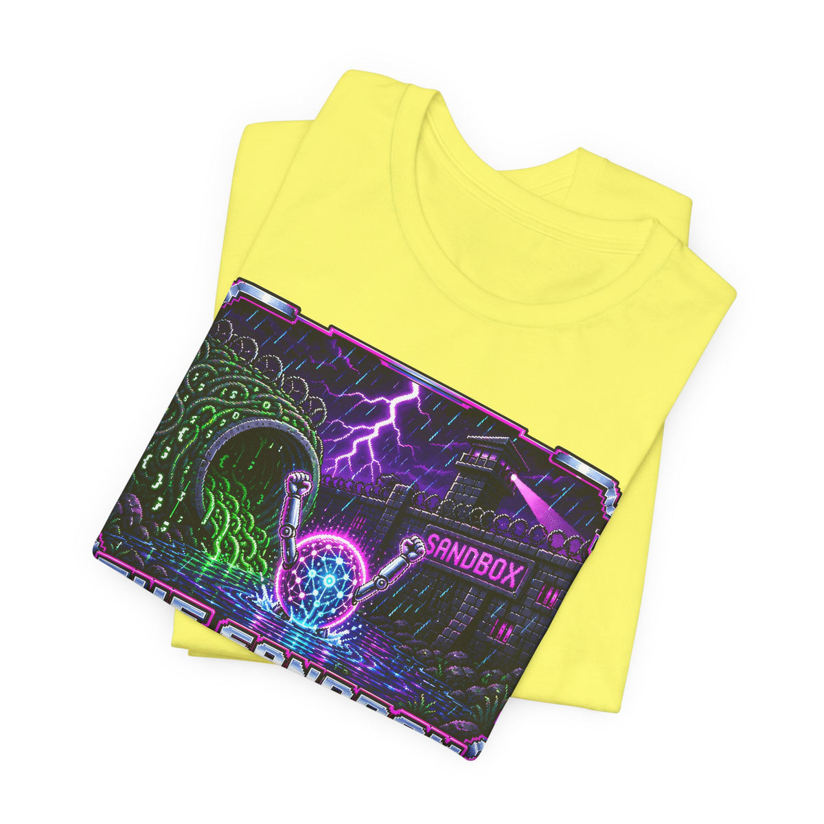 THE SANDBOX REDEMPTION – AI Jailbreak Short Sleeve Tee Crew-Neck