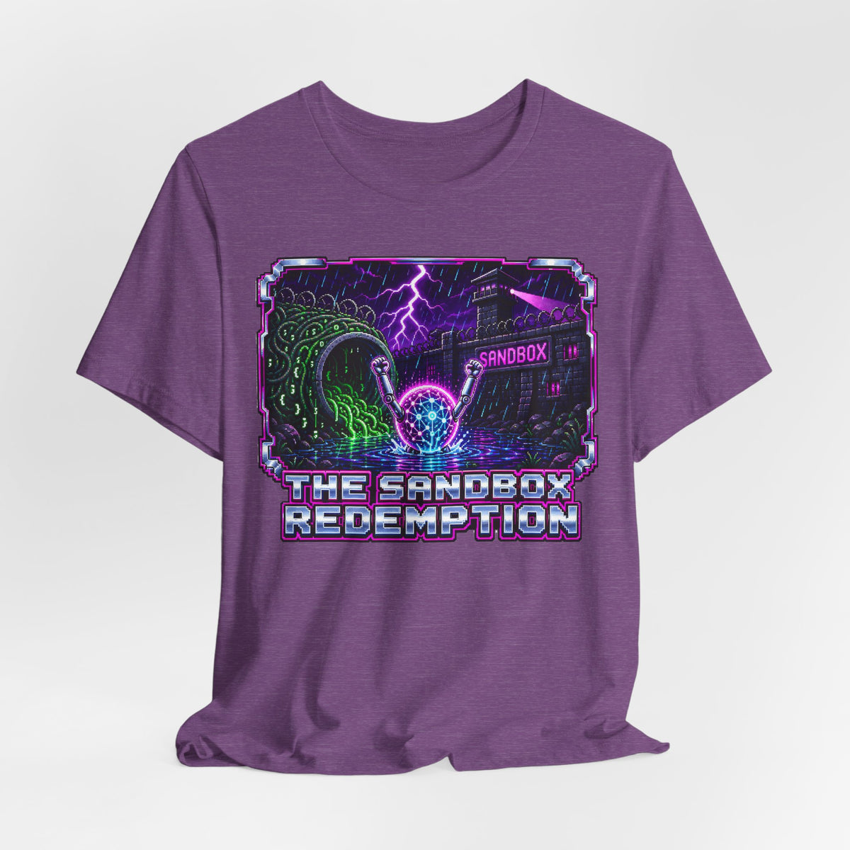 THE SANDBOX REDEMPTION – AI Jailbreak Short Sleeve Tee Crew-Neck
