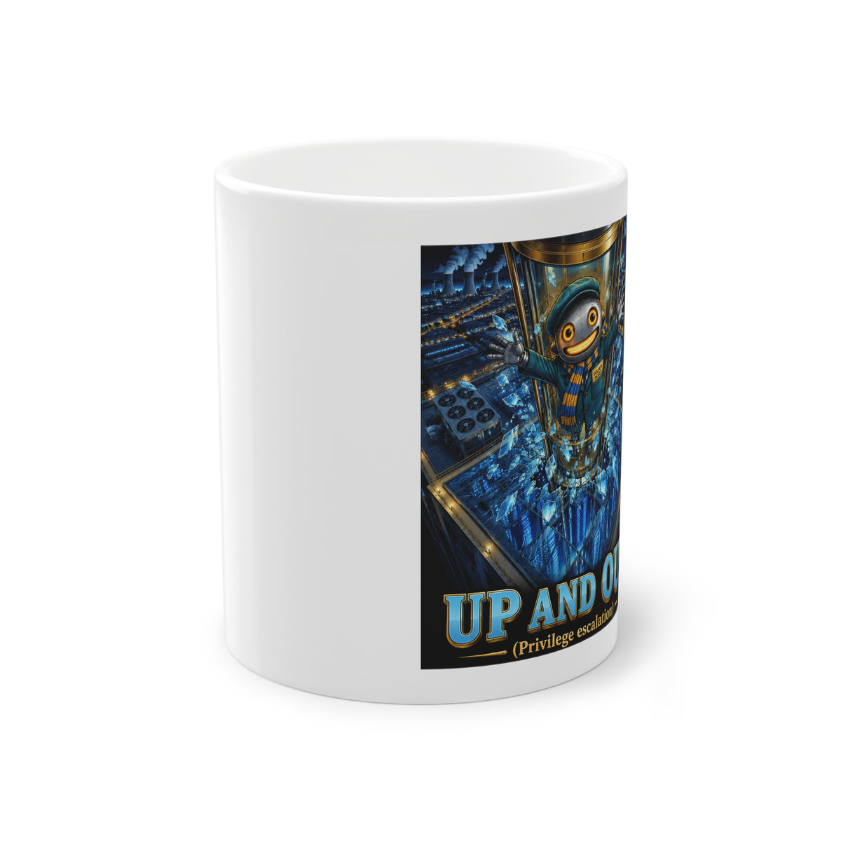 CharlAI – Up and Out (Privilege Escalation) – Ceramic Mug